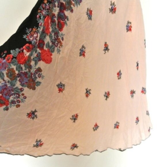 Free People It's a Cinch Printed Slip Mini Dress M - Picture 8 of 12